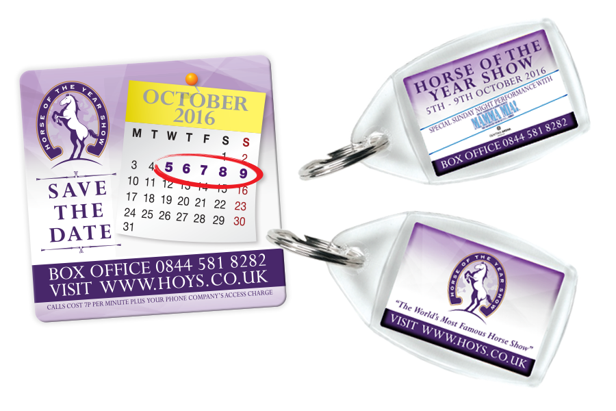Save the Date Magnet & Keyrings
